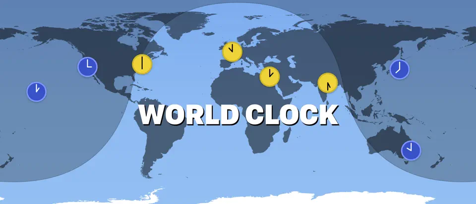 World Clock Time Zone Widgets