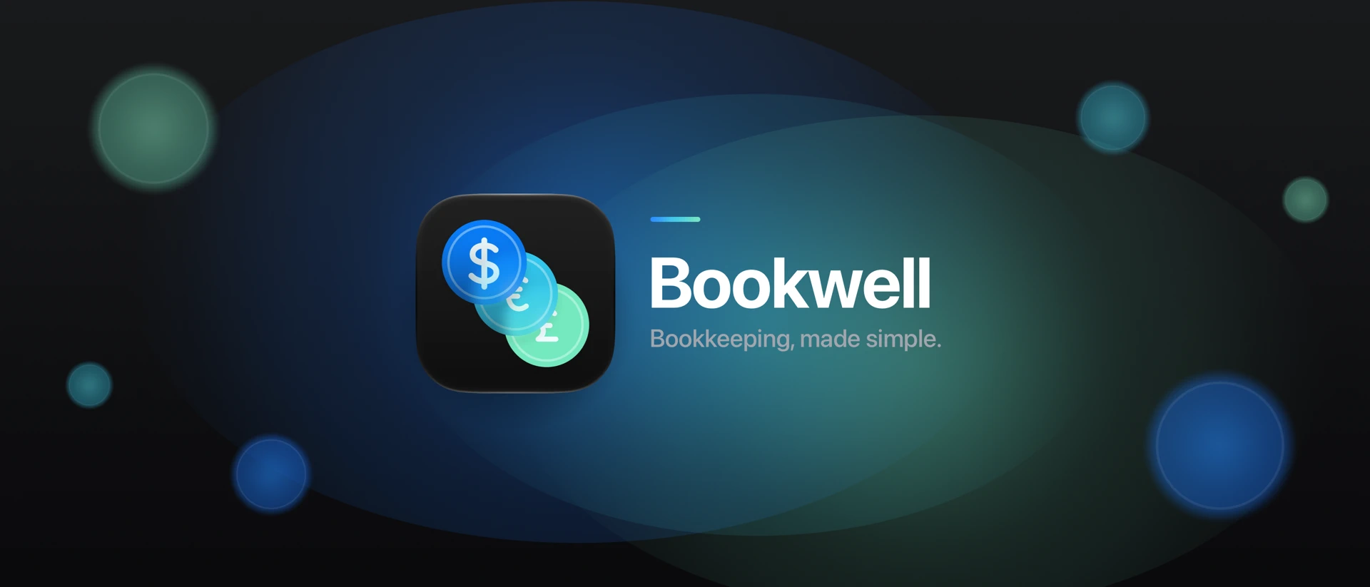 Bookwell – Simple Bookkeeping product page header