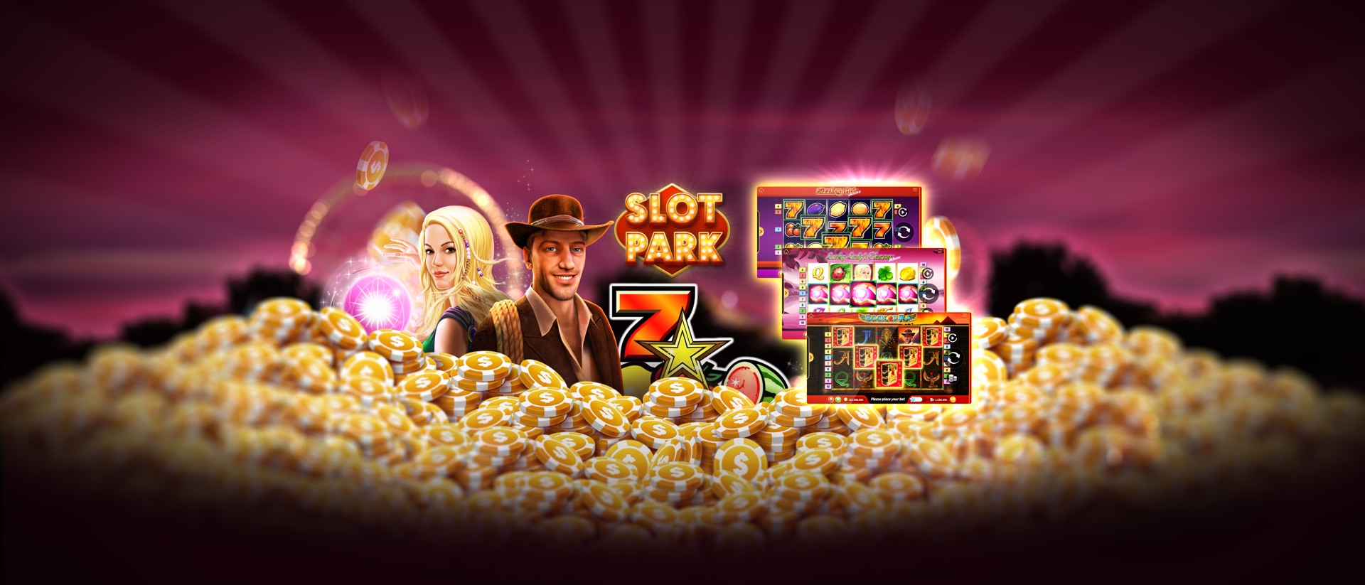 Slotpark Casino Slots Online product page header