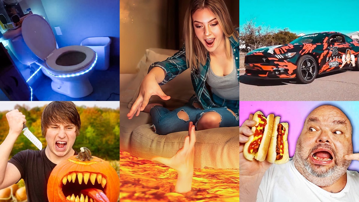 ‎Epic Challenge Compilation: Gaming Setups, Pumpkin Carving, Glizzy and ...