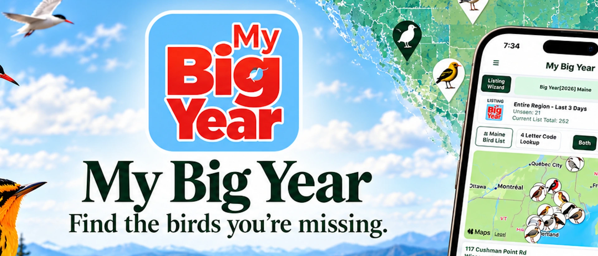 My Big Year product page header