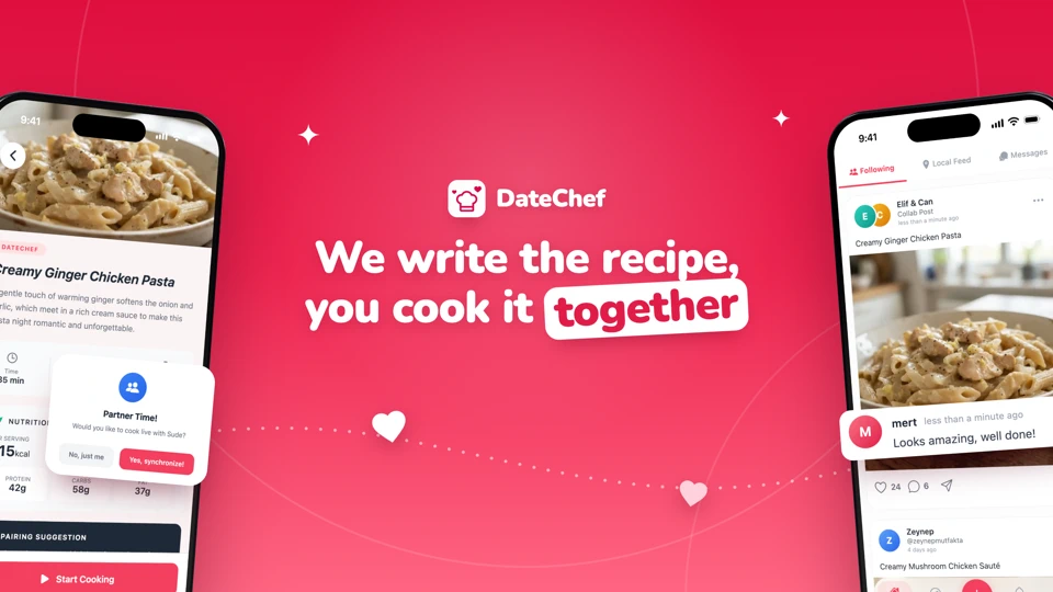 DateChef: Cook Together App Store product page header