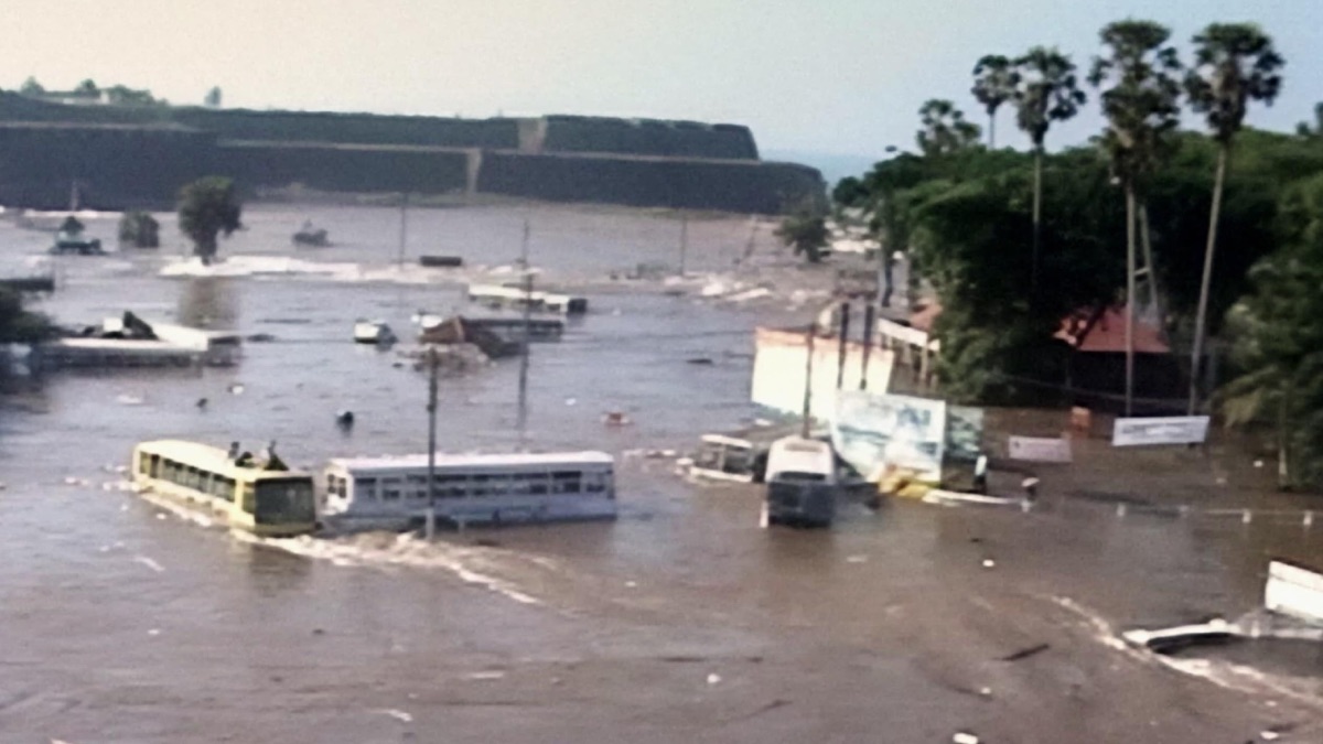 Breaking news on tsunami