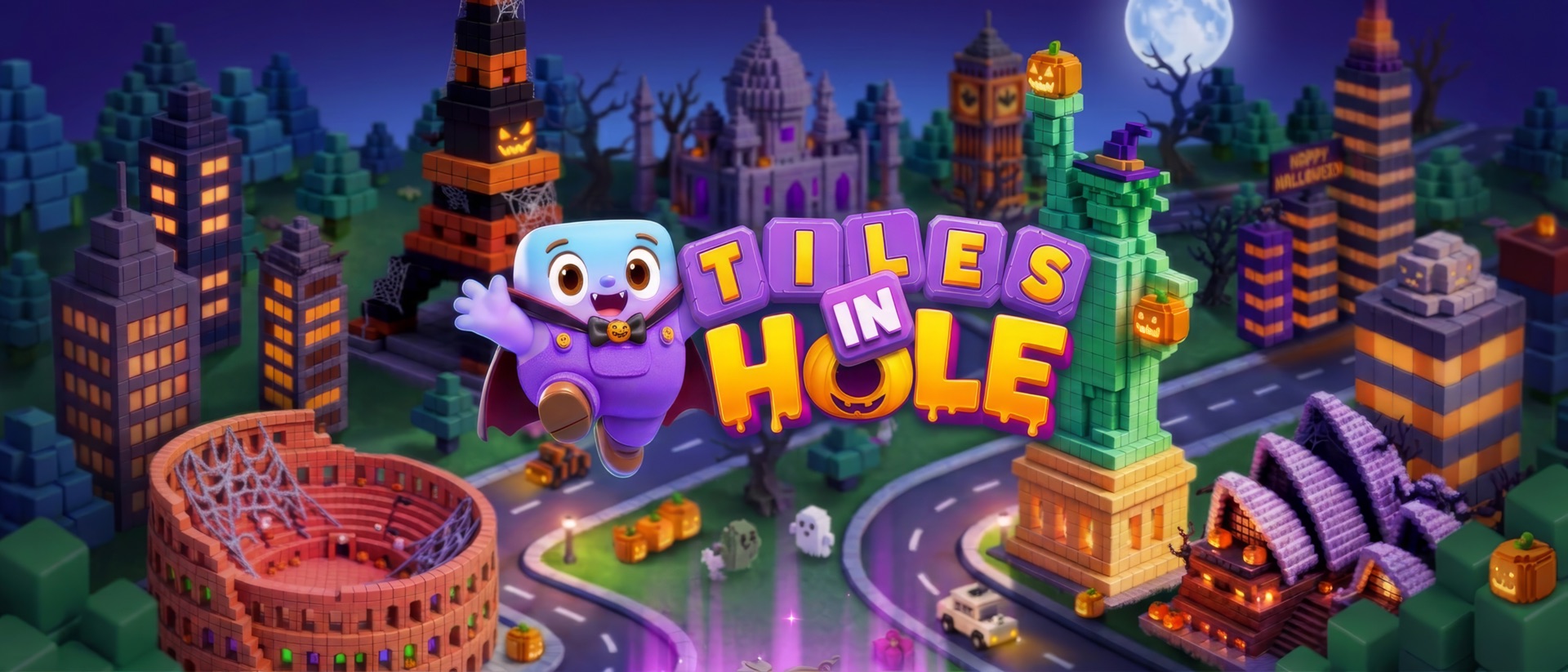 Tiles In Hole: Black Hole Game product page header