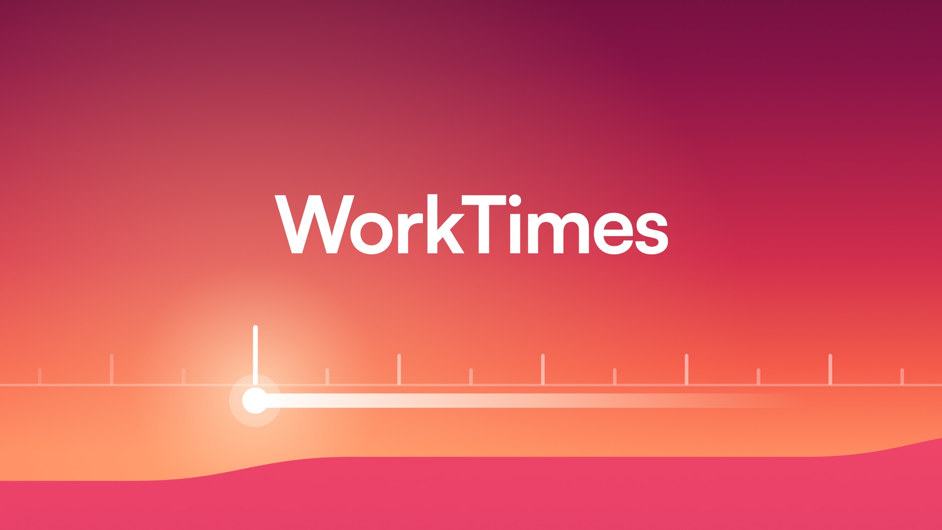 WorkTimes - Work Hours Tracker product page header