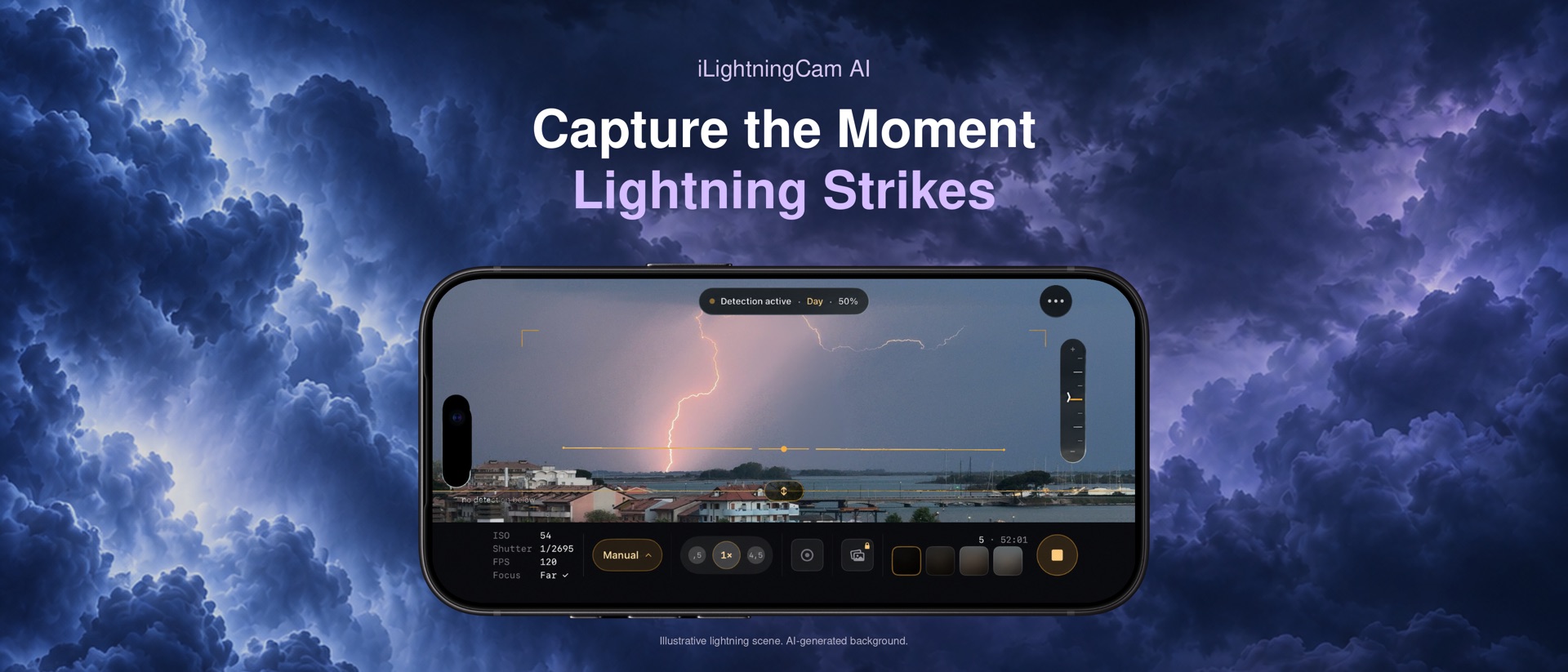 iLightningCam AI product page header