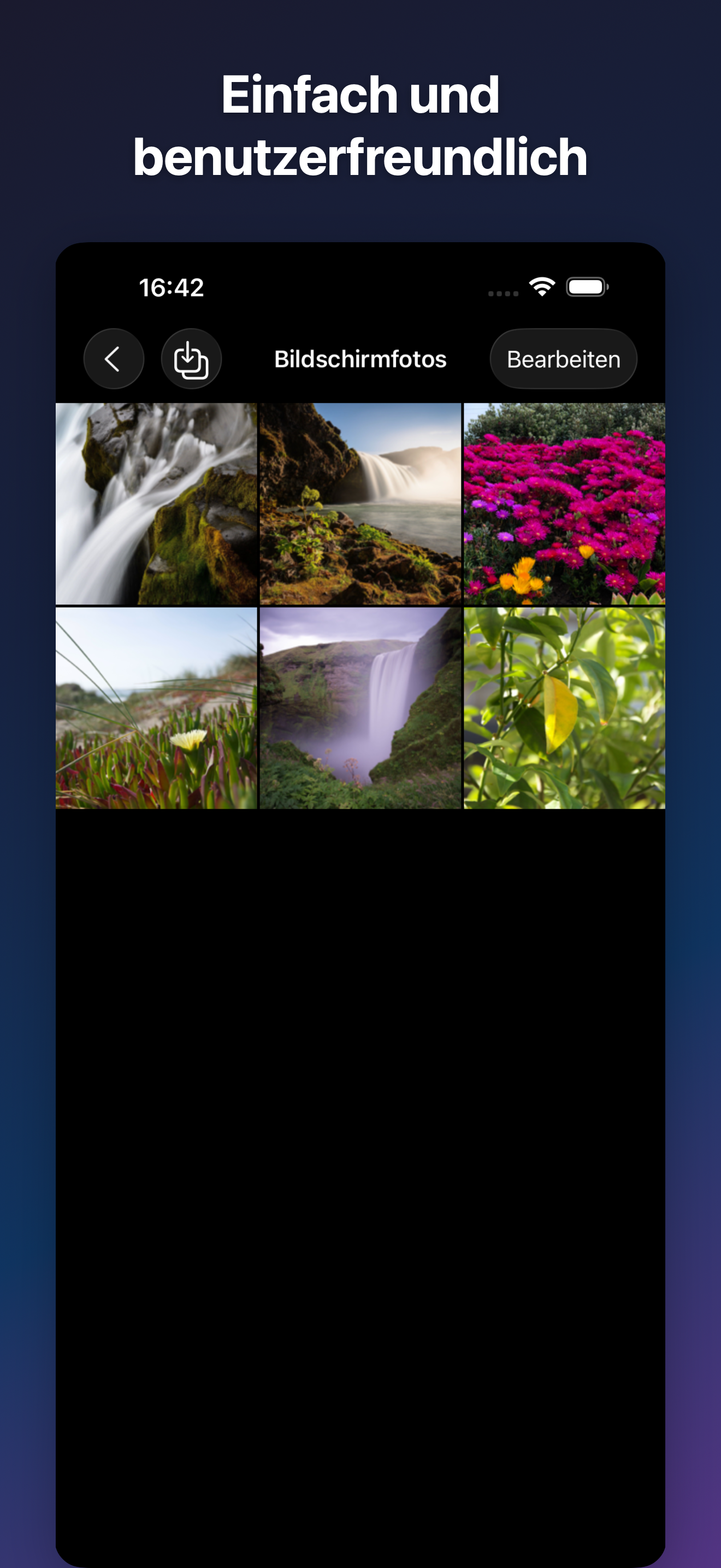 ProjectCam - Photo Folders iOS screenshot 3 showing app interface