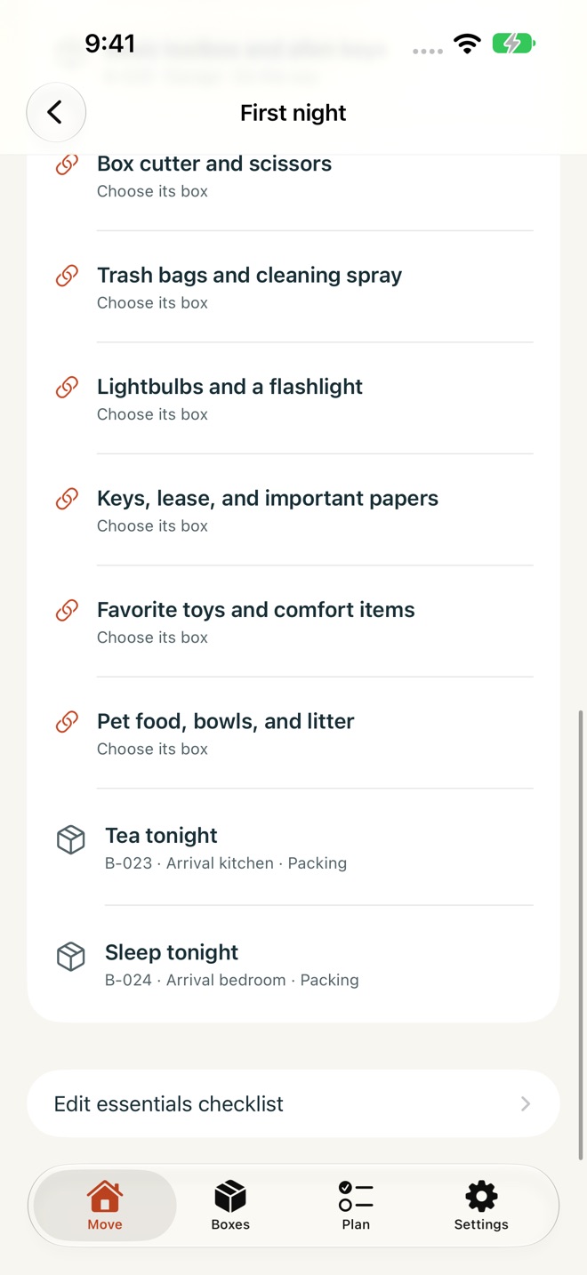 MoveBox: Moving Checklist screenshot 1