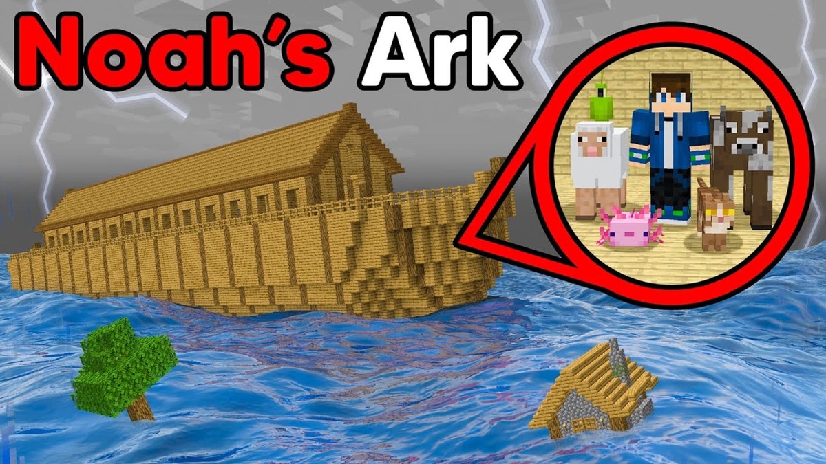 ‎Noah's Ark Build – Minecraft with EYstreem (Season 1, Episode 18 ...