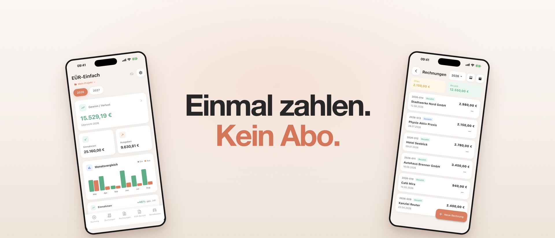 EÜR & EAR Einfach Buchhaltung product page header