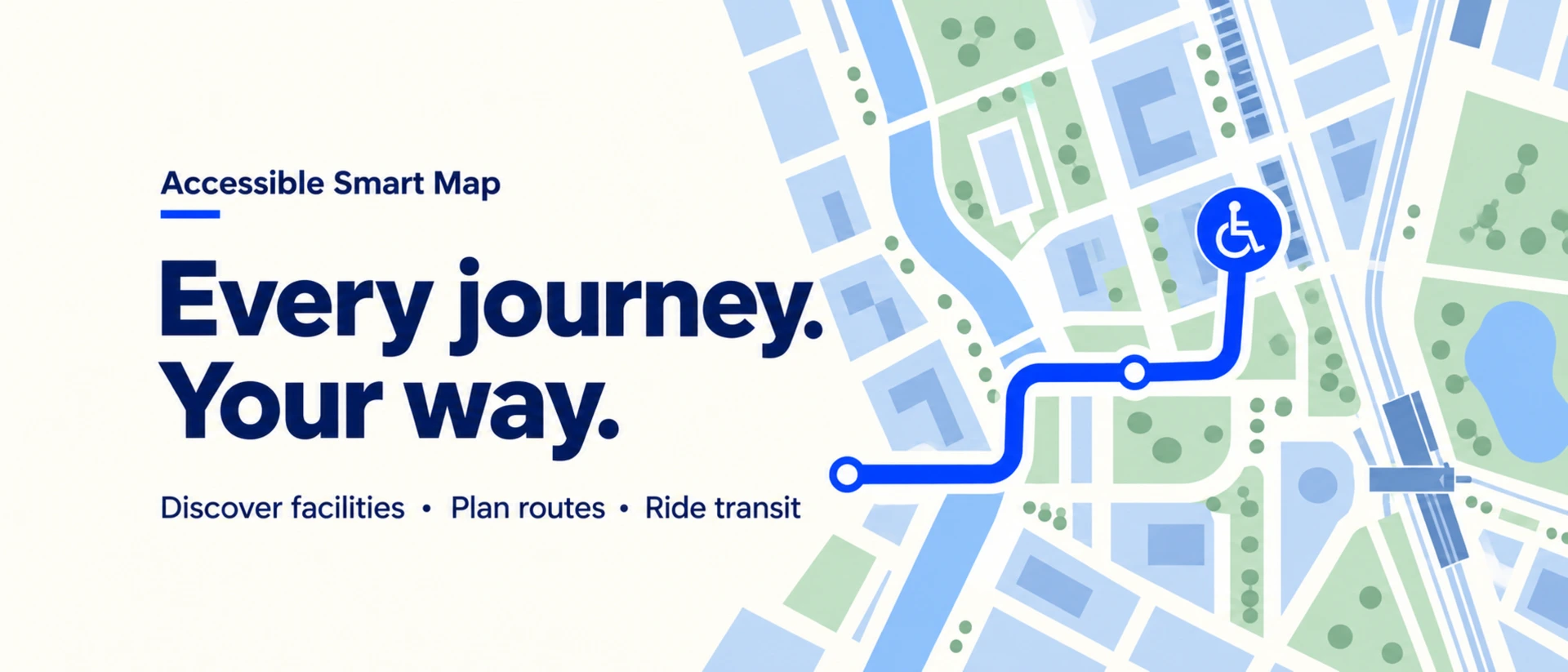 Accessible Smart Map product page header