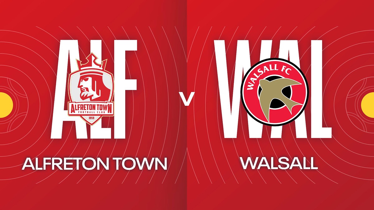 Second Round Alfreton Town v Walsall The FA Cup (Series 2024