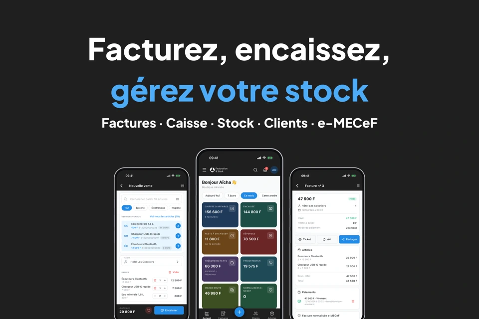 TRC Facturation & Stock App Store search result