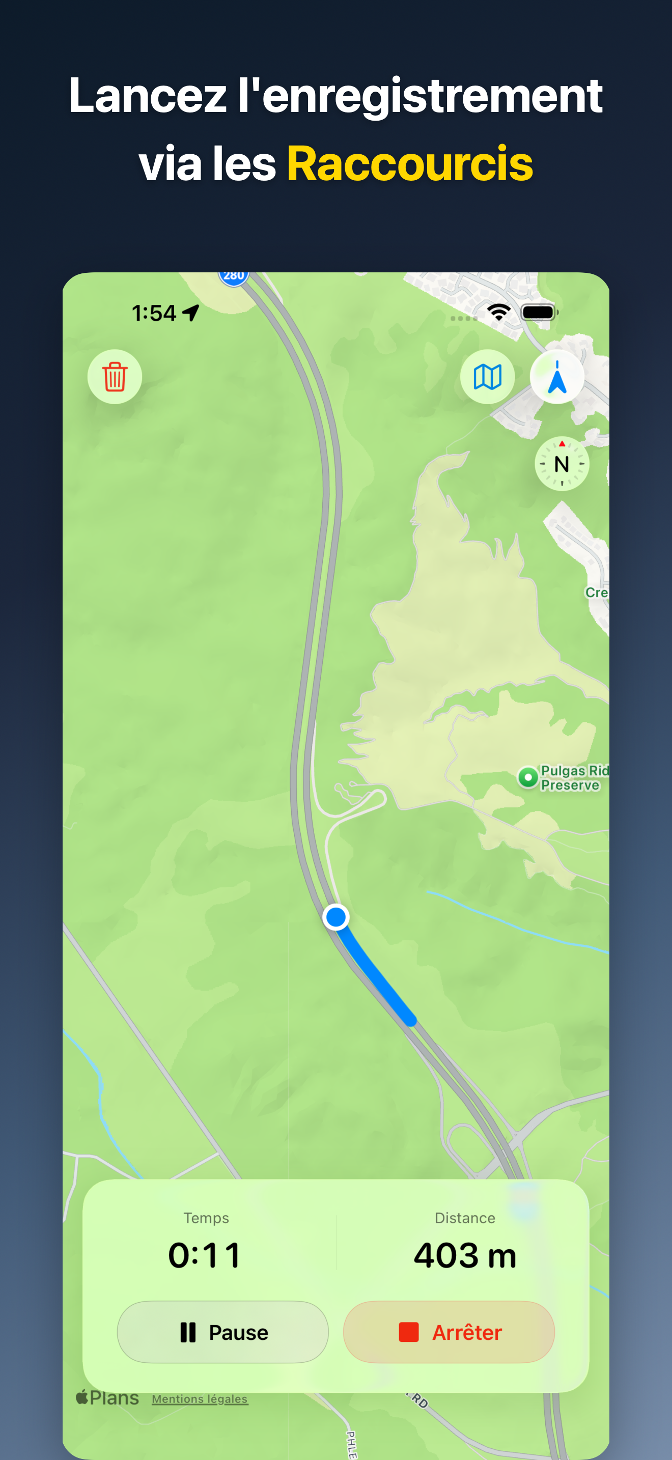 DriveTracker - Driving Log iOS screenshot 1 showing app interface
