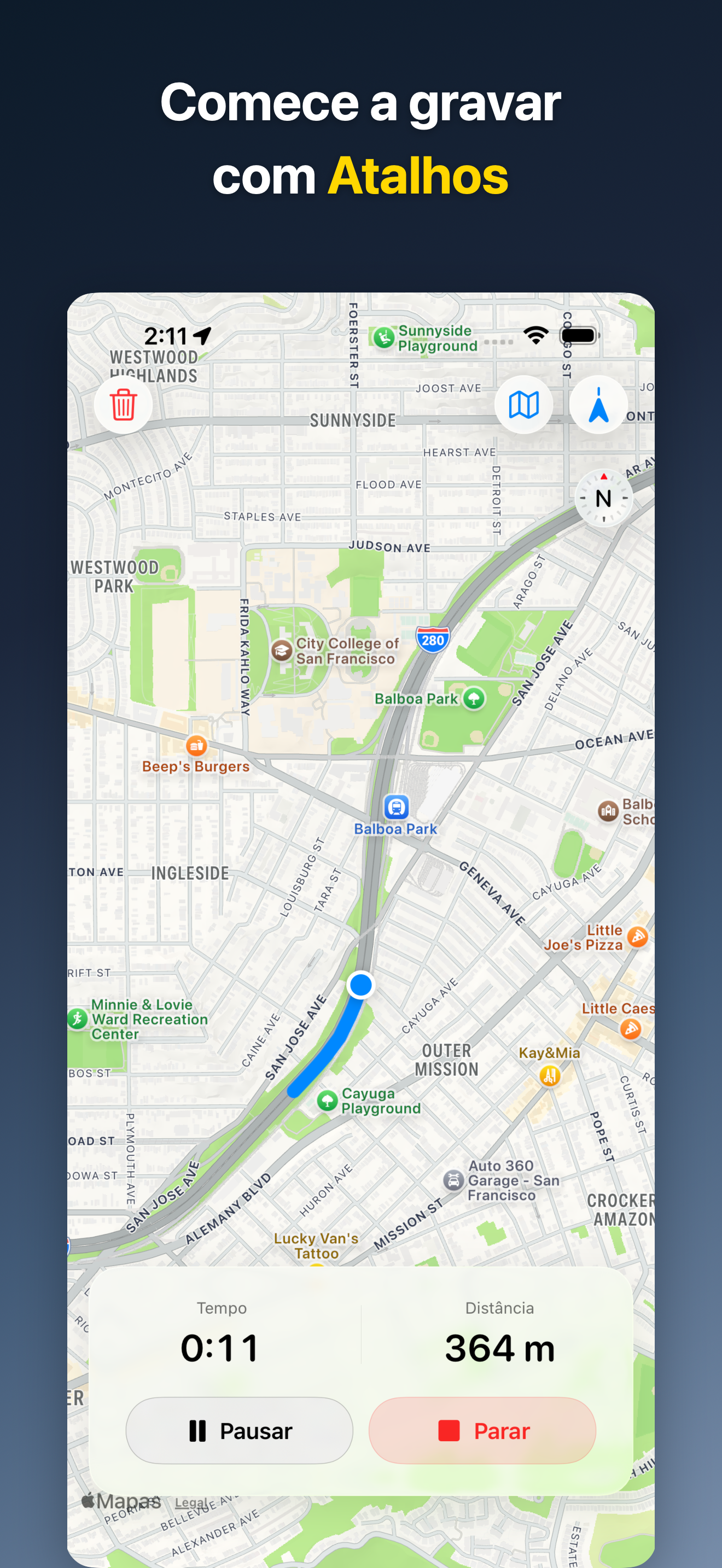 DriveTracker - Driving Log iOS screenshot 1 showing app interface