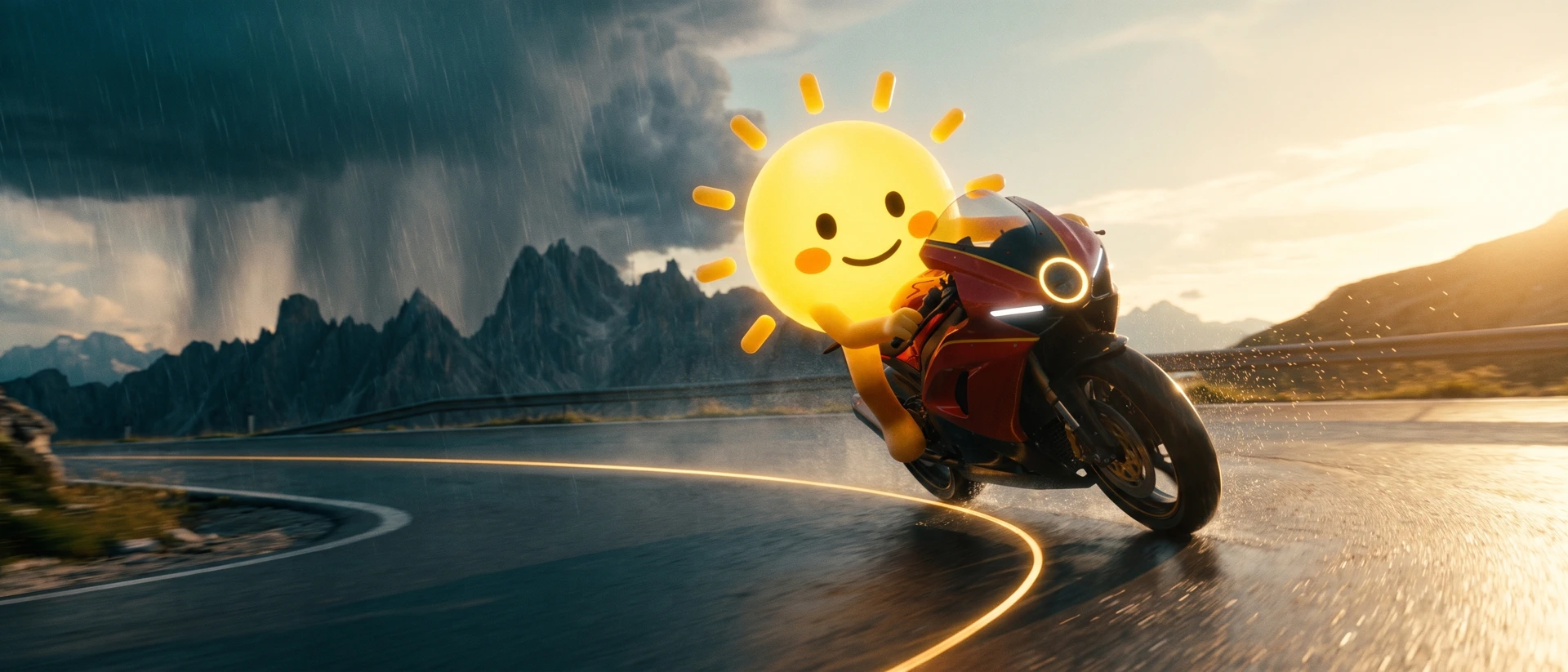 RideCast: Motorcycle Weather product page header
