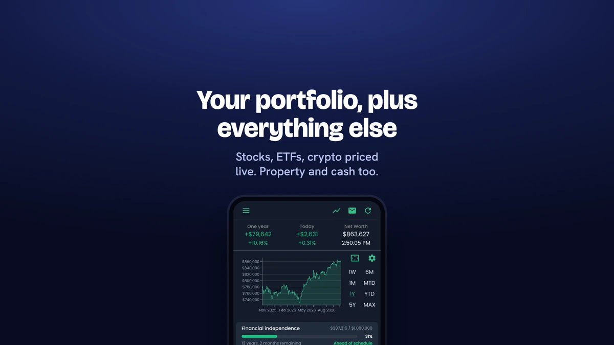 TrackMyStack Net Worth Tracker search result