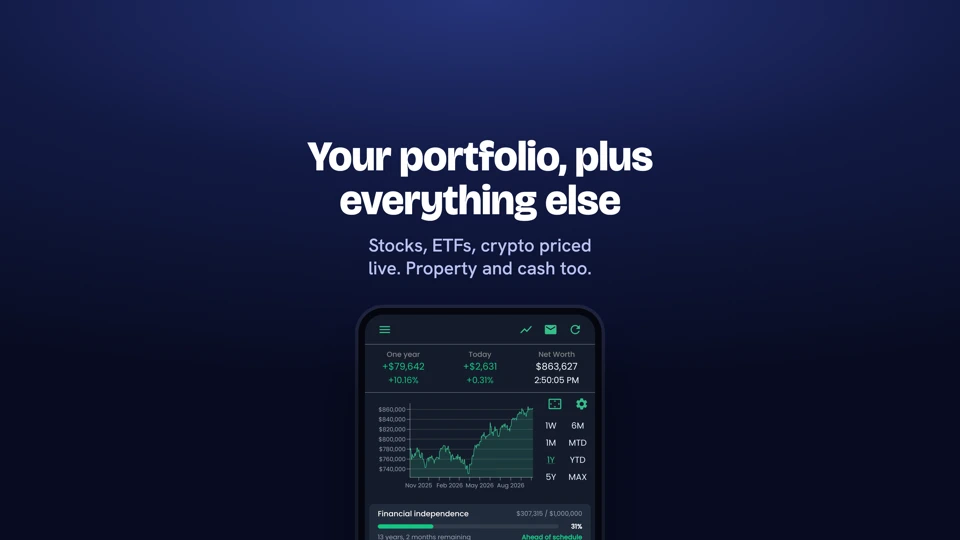 TrackMyStack Net Worth Tracker App Store search result
