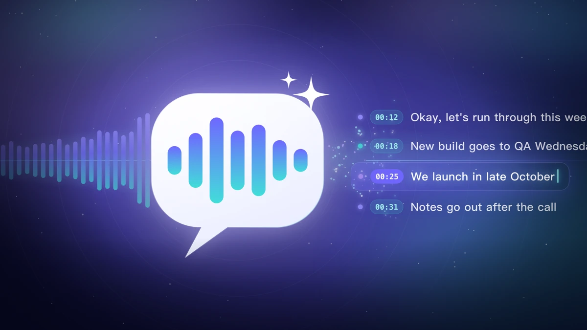 AI Voice to Text: Record Notes App Store product page header
