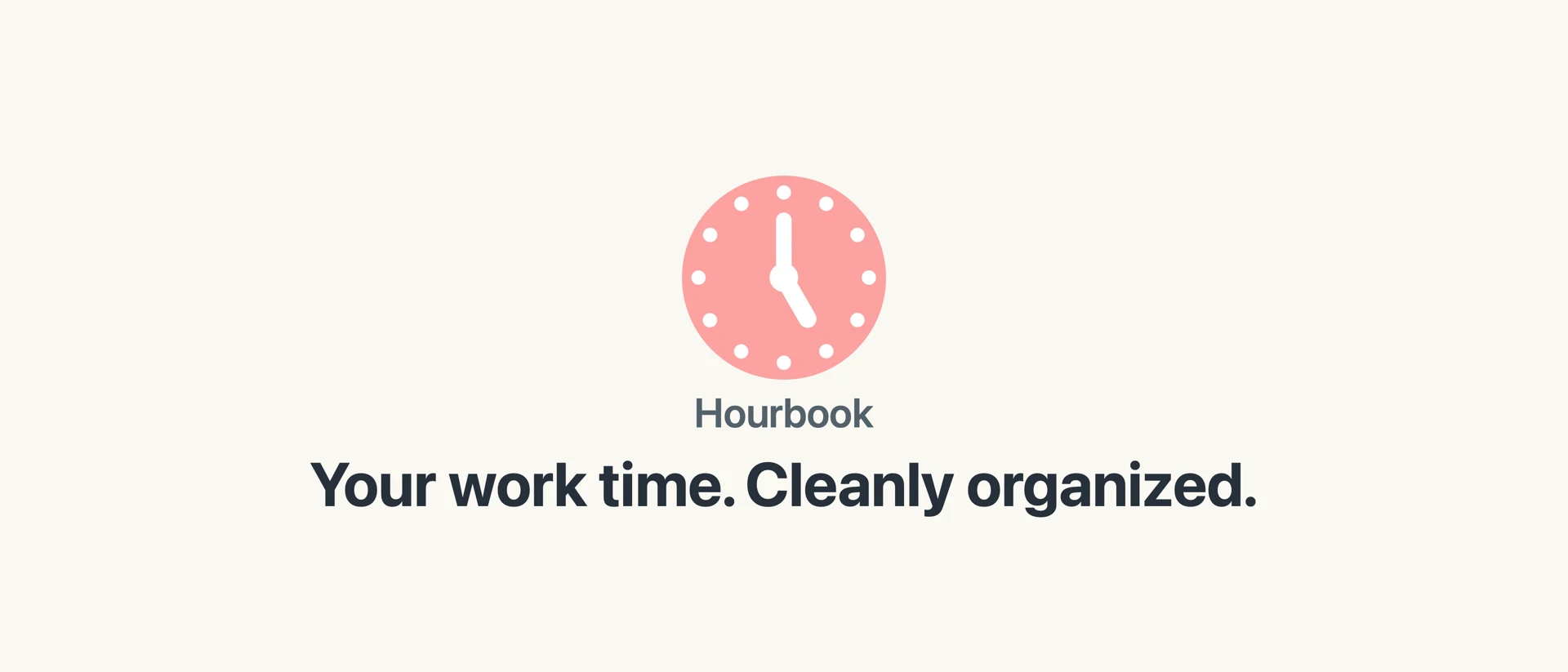 Hourbook: Work Hours Tracker product page header