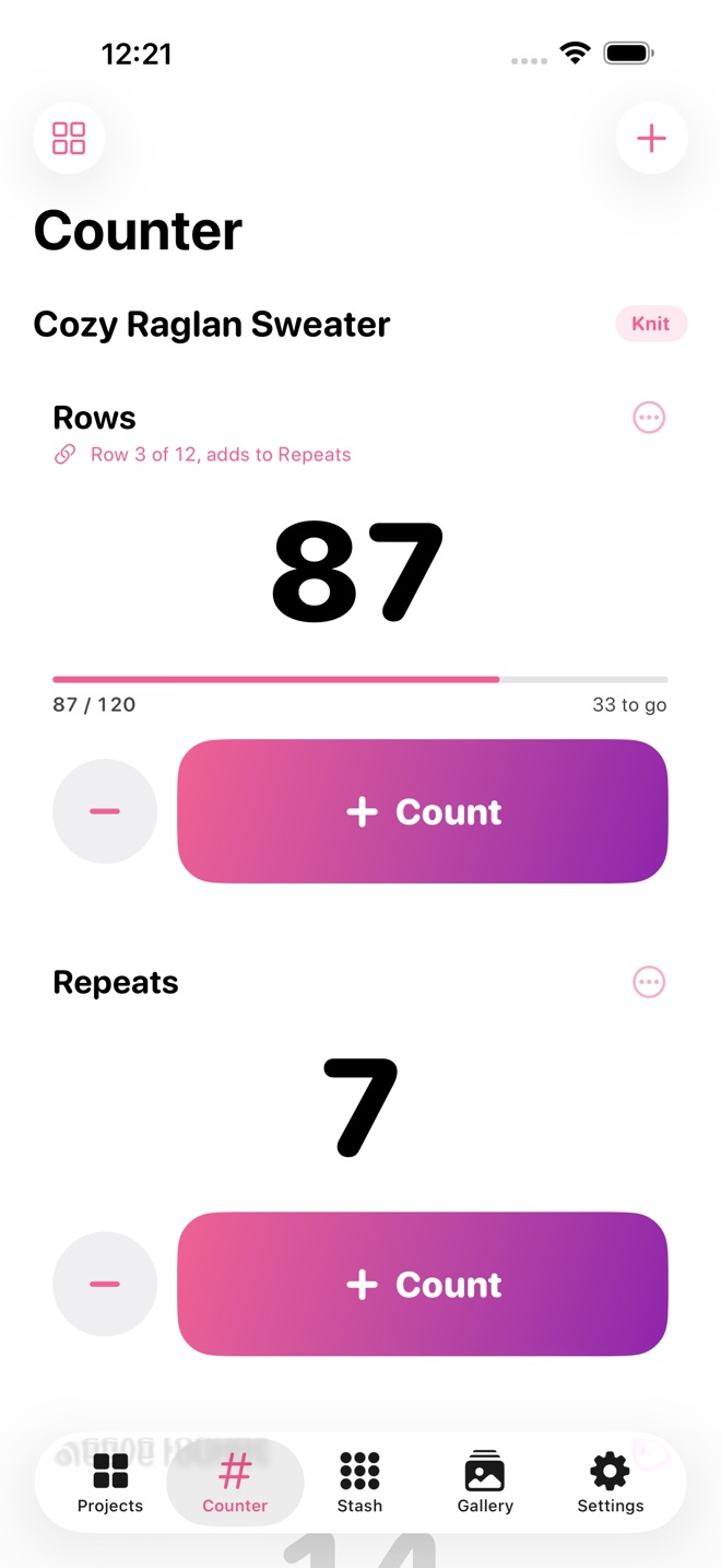 RowCounter: Knit & Crochet screenshot 2