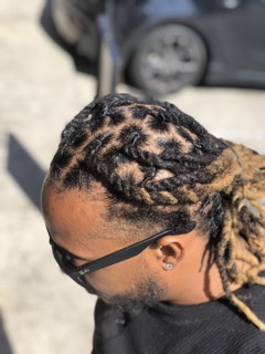 Hair by mom
