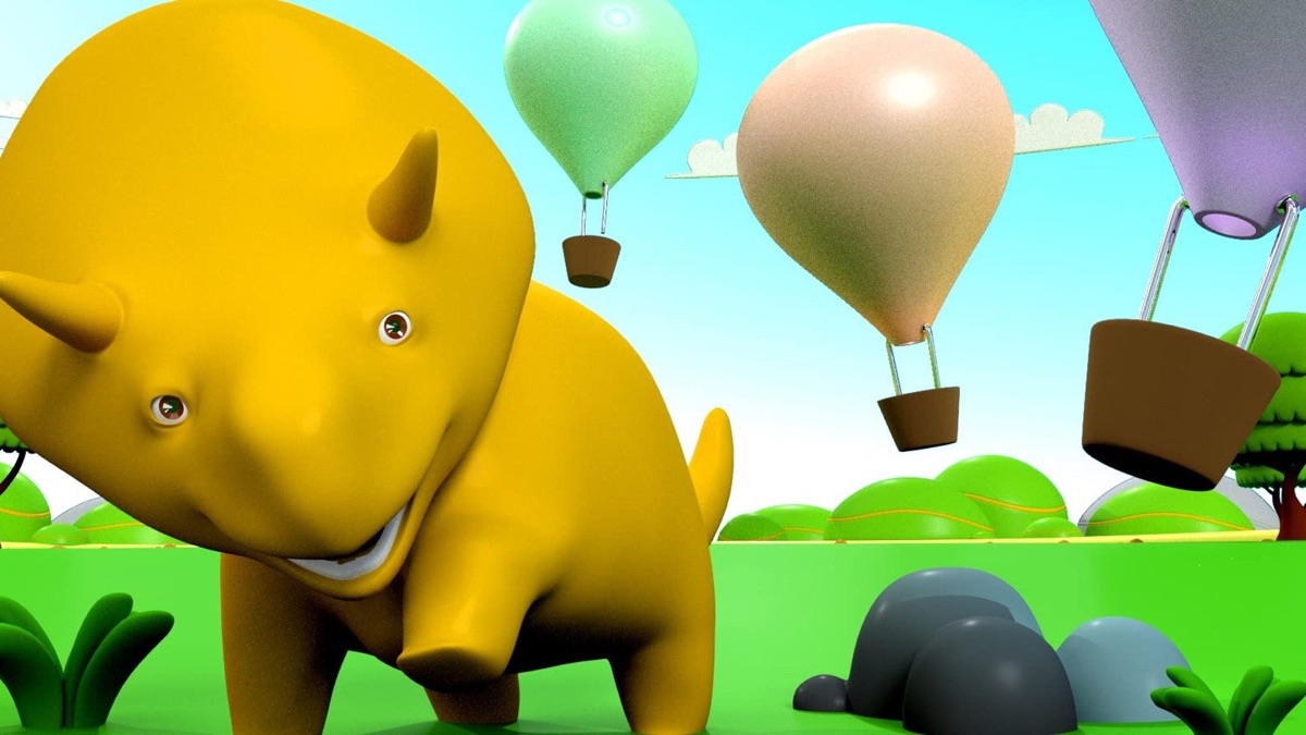 Crushing walls with Trains / Balloons explosion - Dino The Dinosaur ...