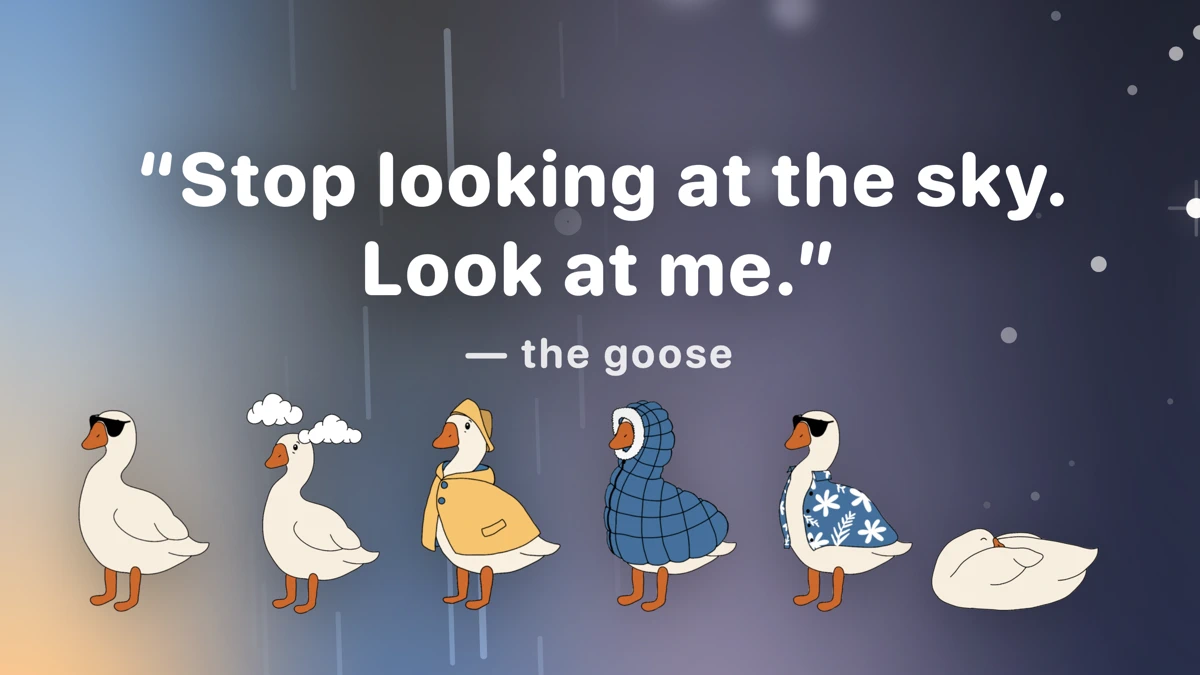 Weather Goose App Store product page header