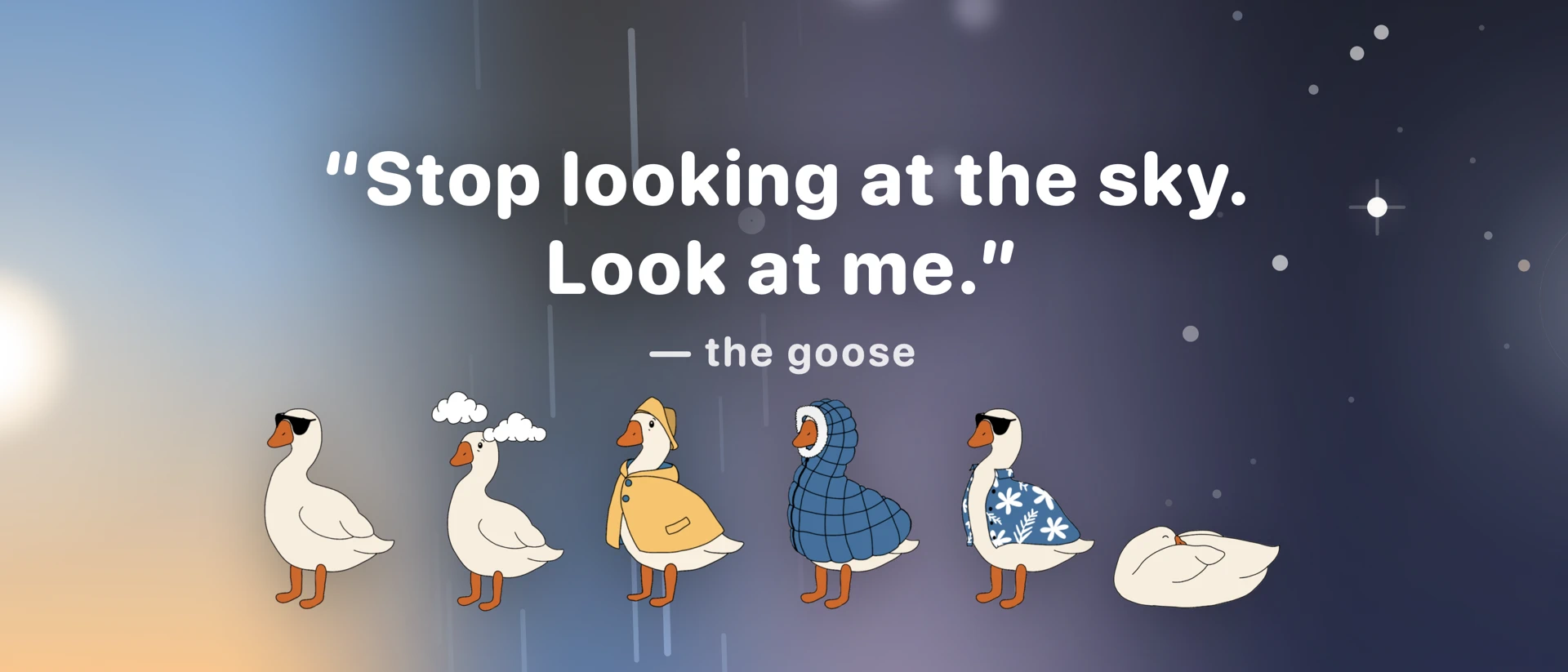 Weather Goose product page header