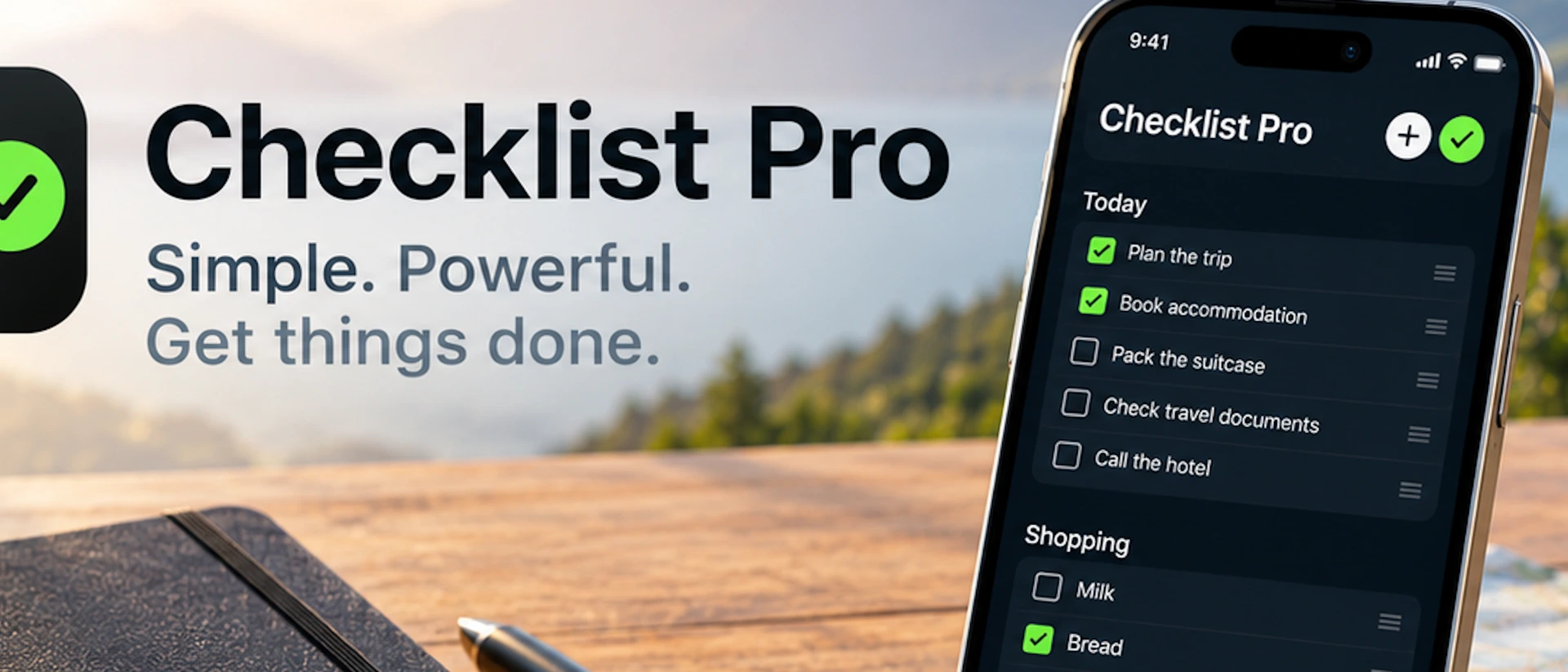 Checklist Pro: Expense Tracker product page header