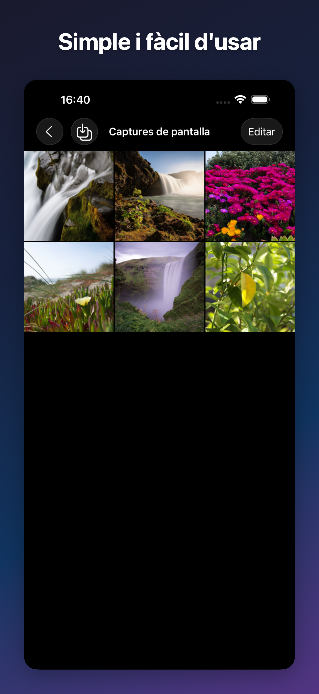 ProjectCam - Photo Folders iOS screenshot 3 showing app interface