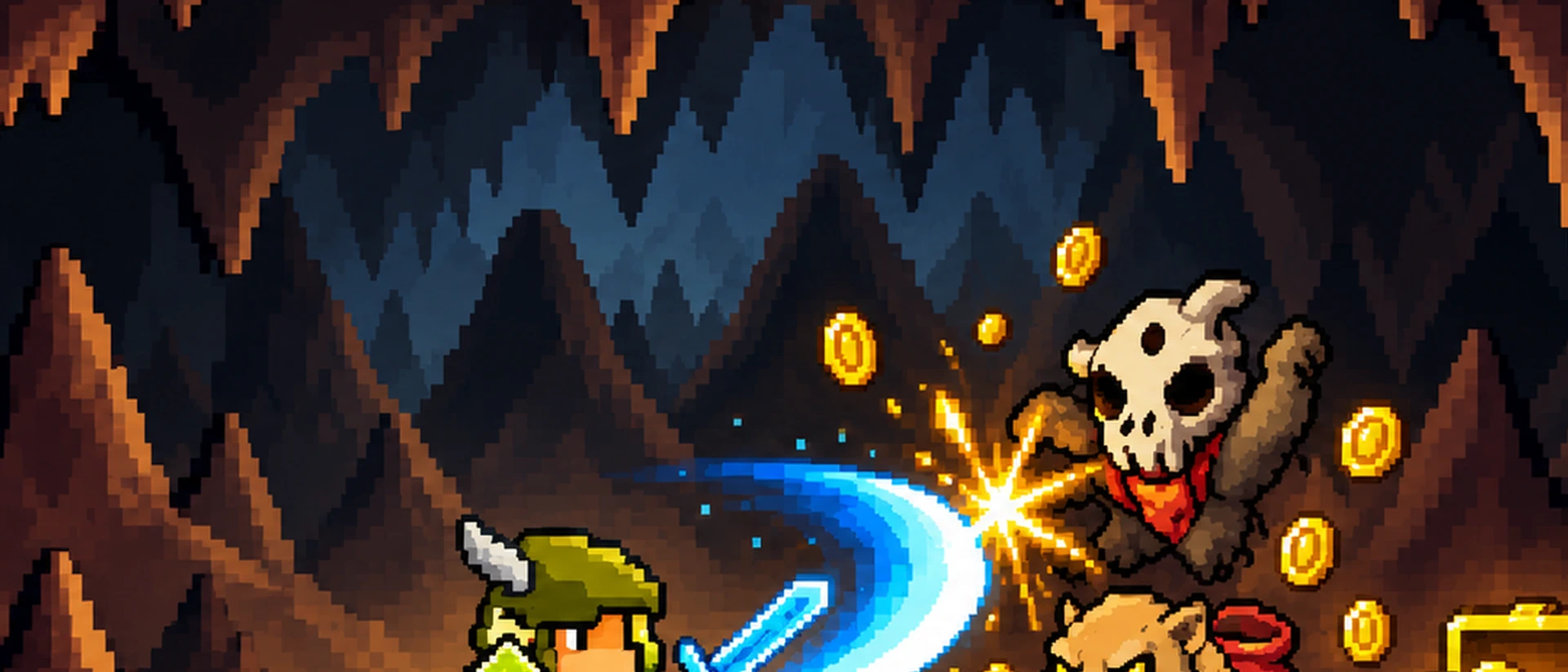 Buff Knight: Retro Runner RPG product page header