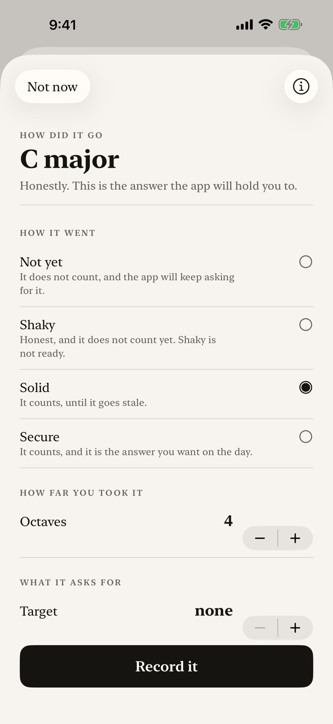 KeysDaily: Piano Practice Log screenshot 6