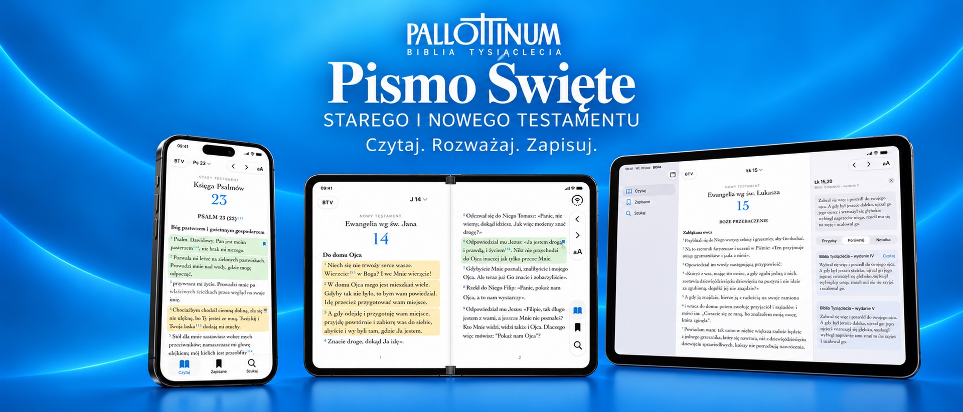 Biblia Tysiąclecia product page header
