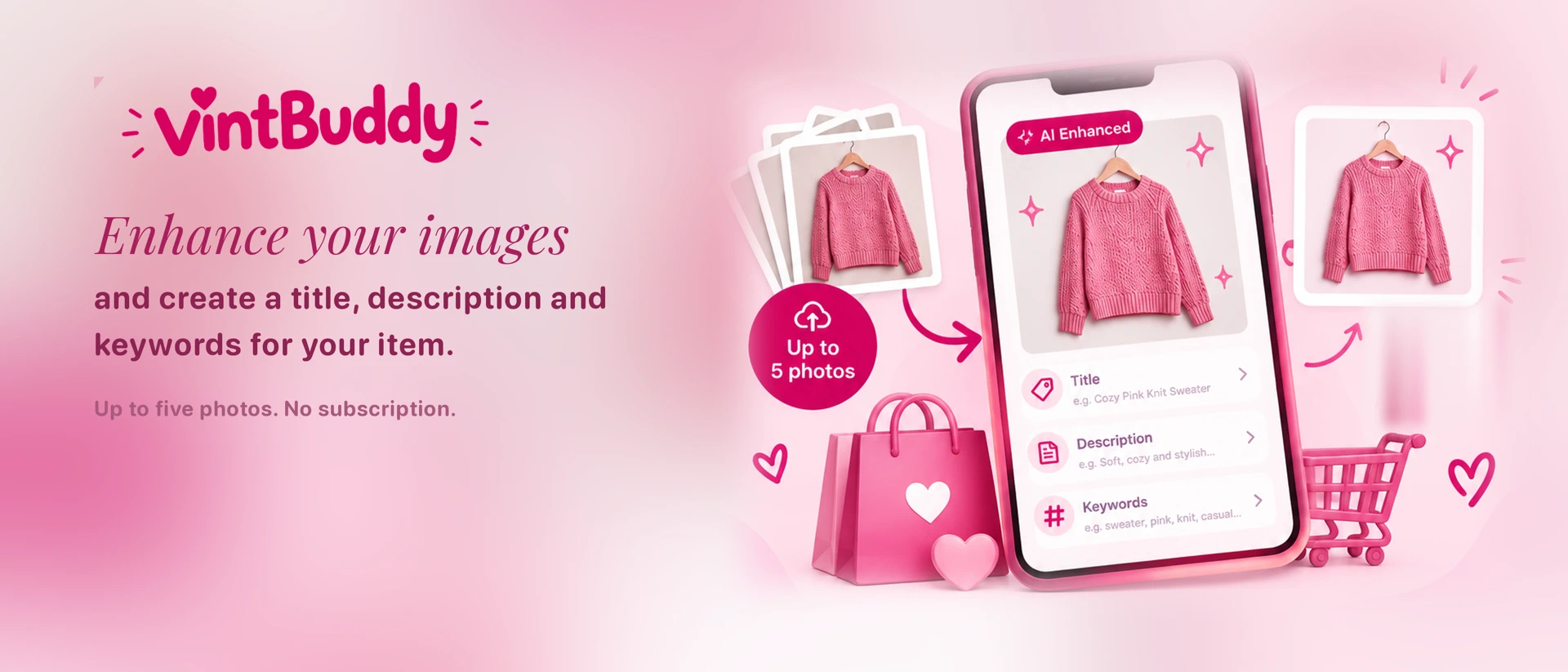 VintBuddy product page header