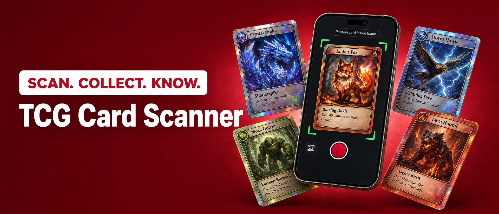 TCG Card Scanner: Price Check product page header