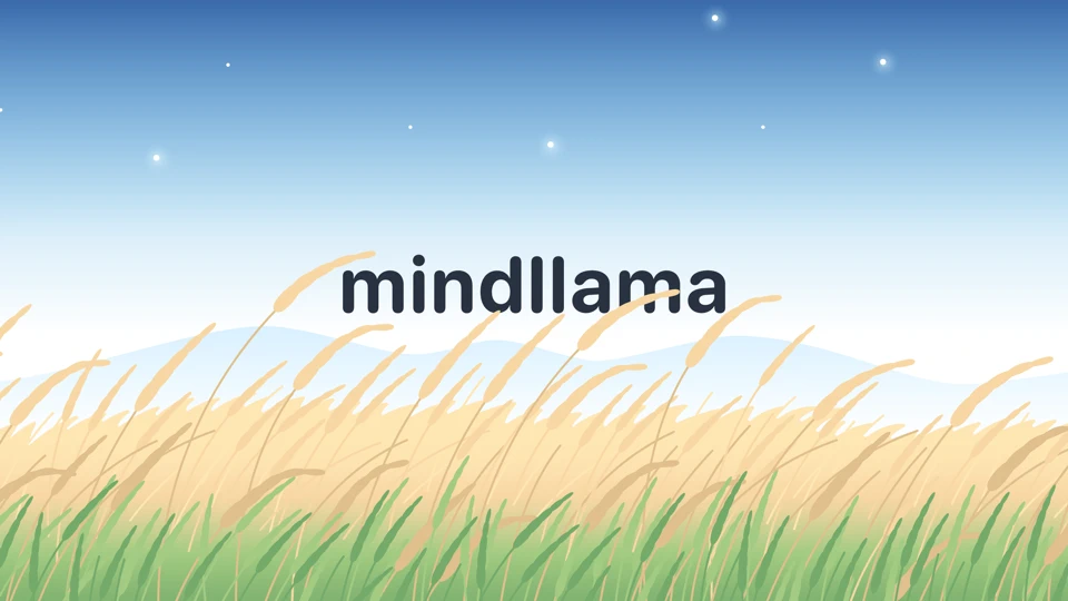 Mindllama soundscape rain App Store product page header