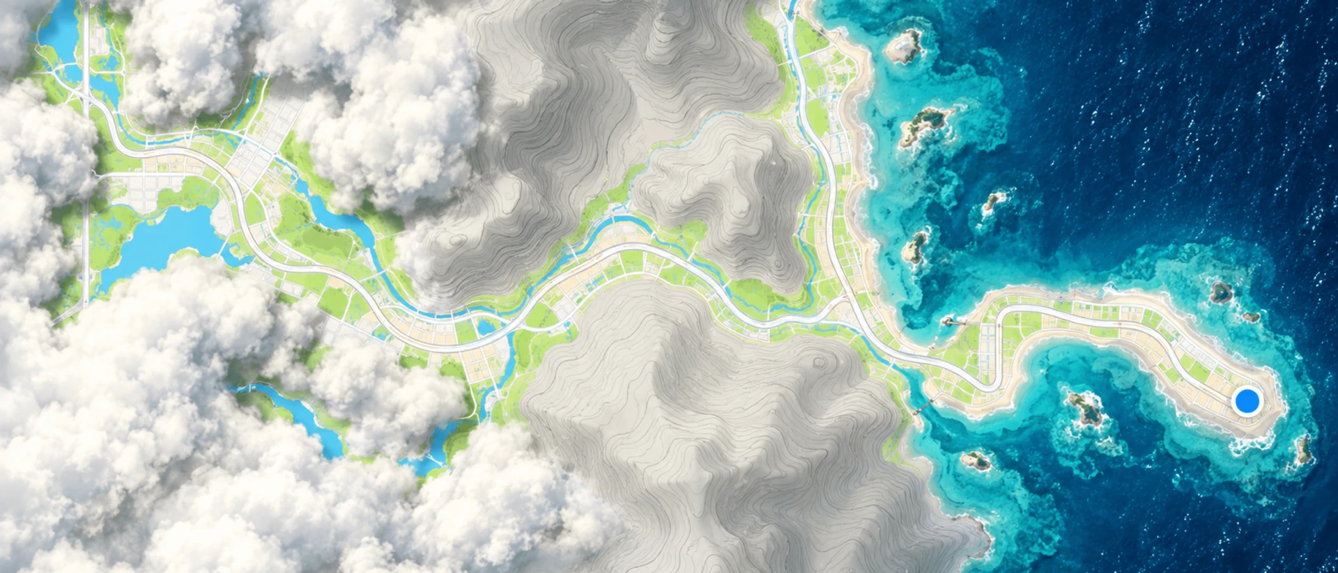 Life in Mist: GPS Track Map App Store product page header