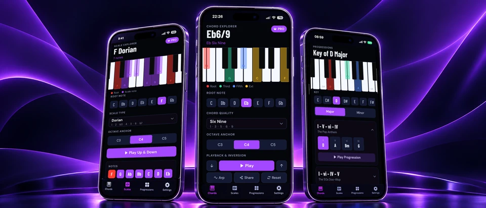 ChordLink Piano Chords App Store product page header