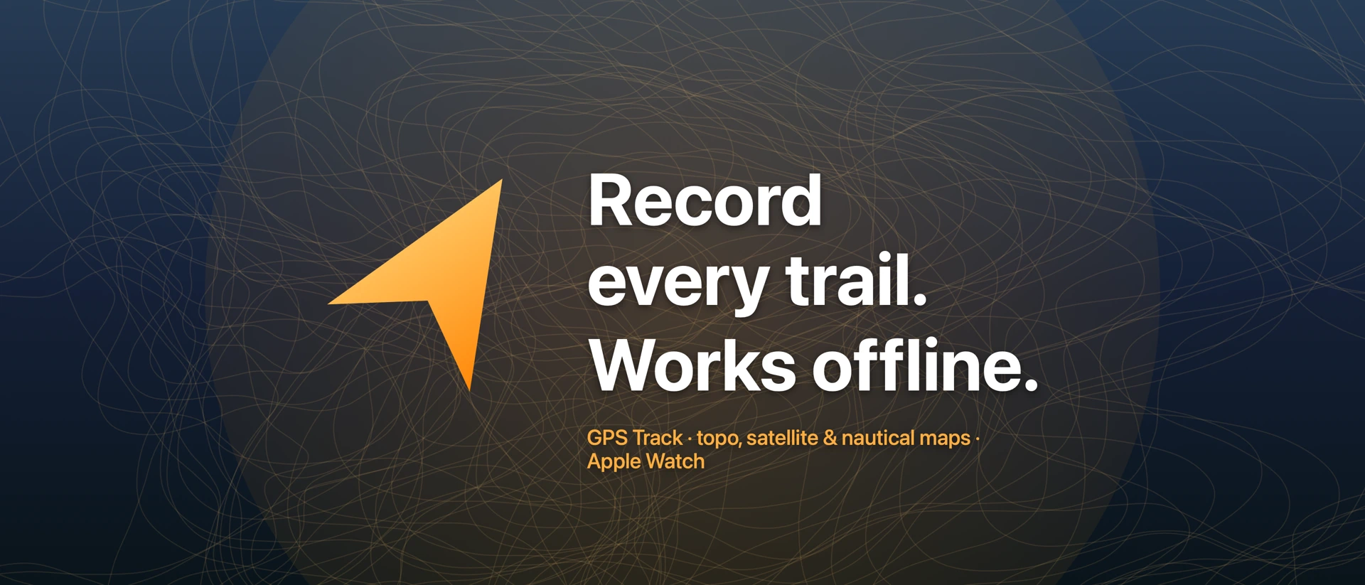 GPS Track | Offline Map Route product page header