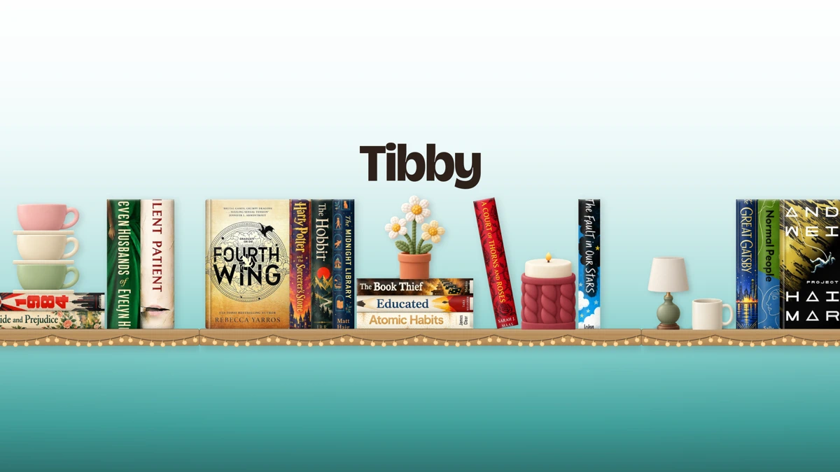 Tibby: Bookshelf & Tracker App Store product page header