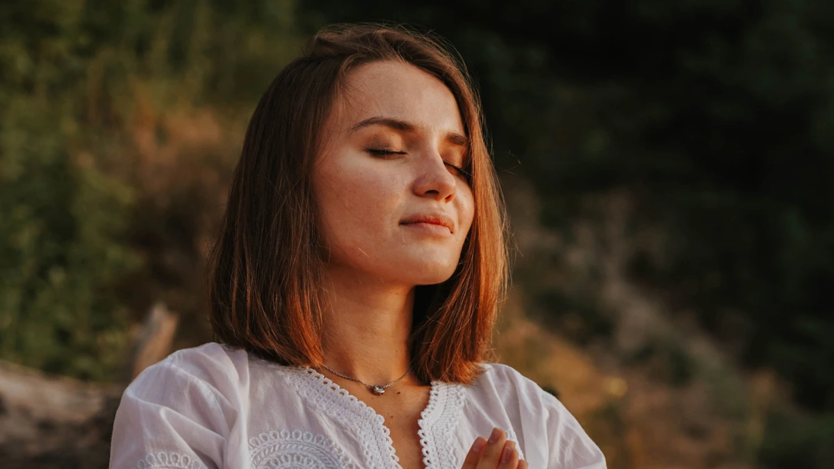 Breethe: Sleep & Meditation search result, In-app event: Less Stress. A Calmer Mind.