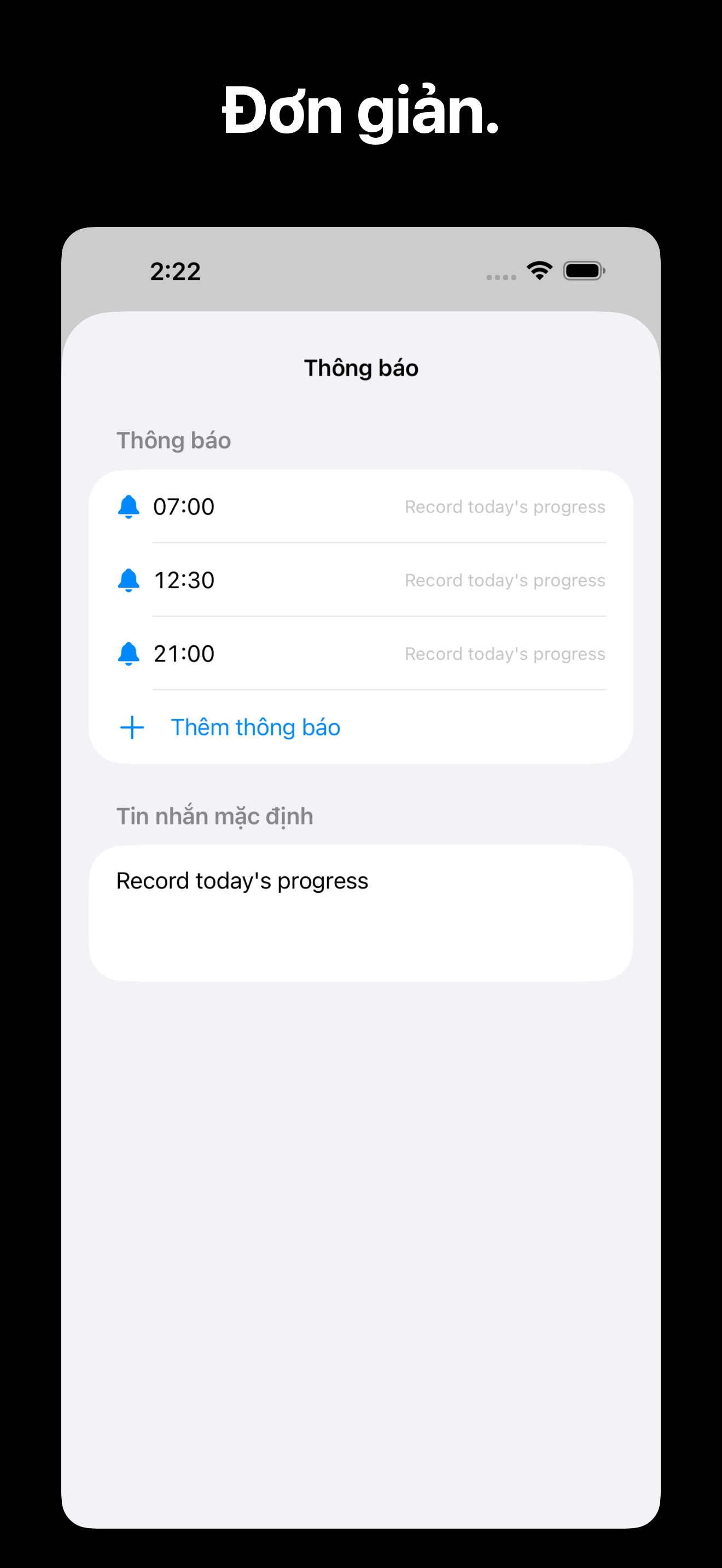 KeepGoing - Habit Tracker iOS screenshot 4 showing app interface