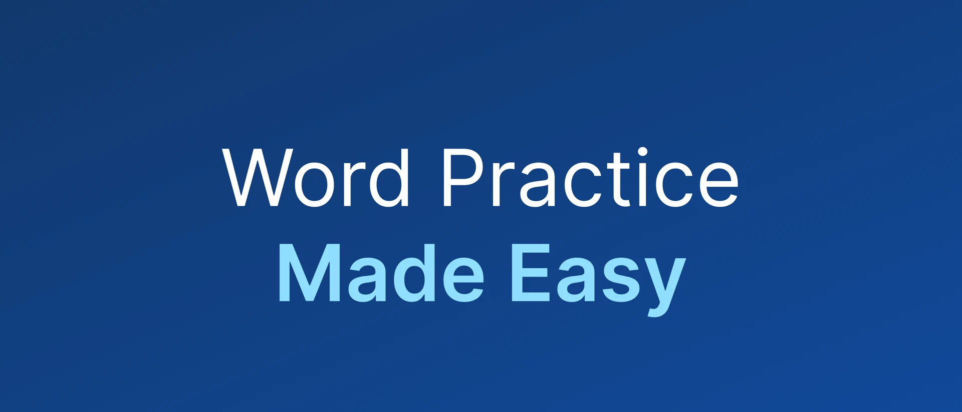 LEX Word Practice product page header