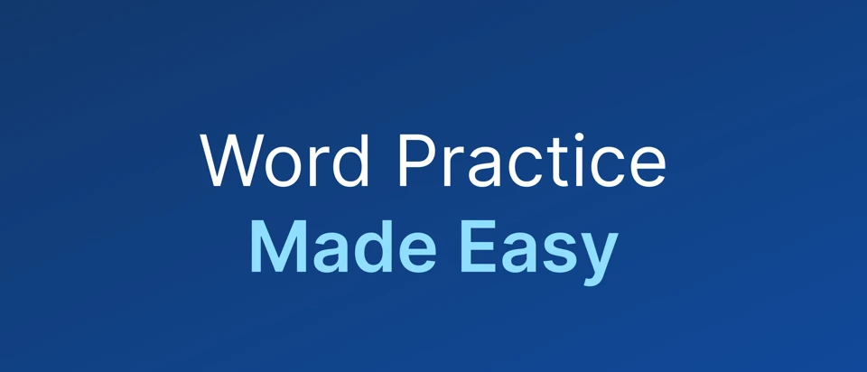 LEX Word Practice App Store product page header