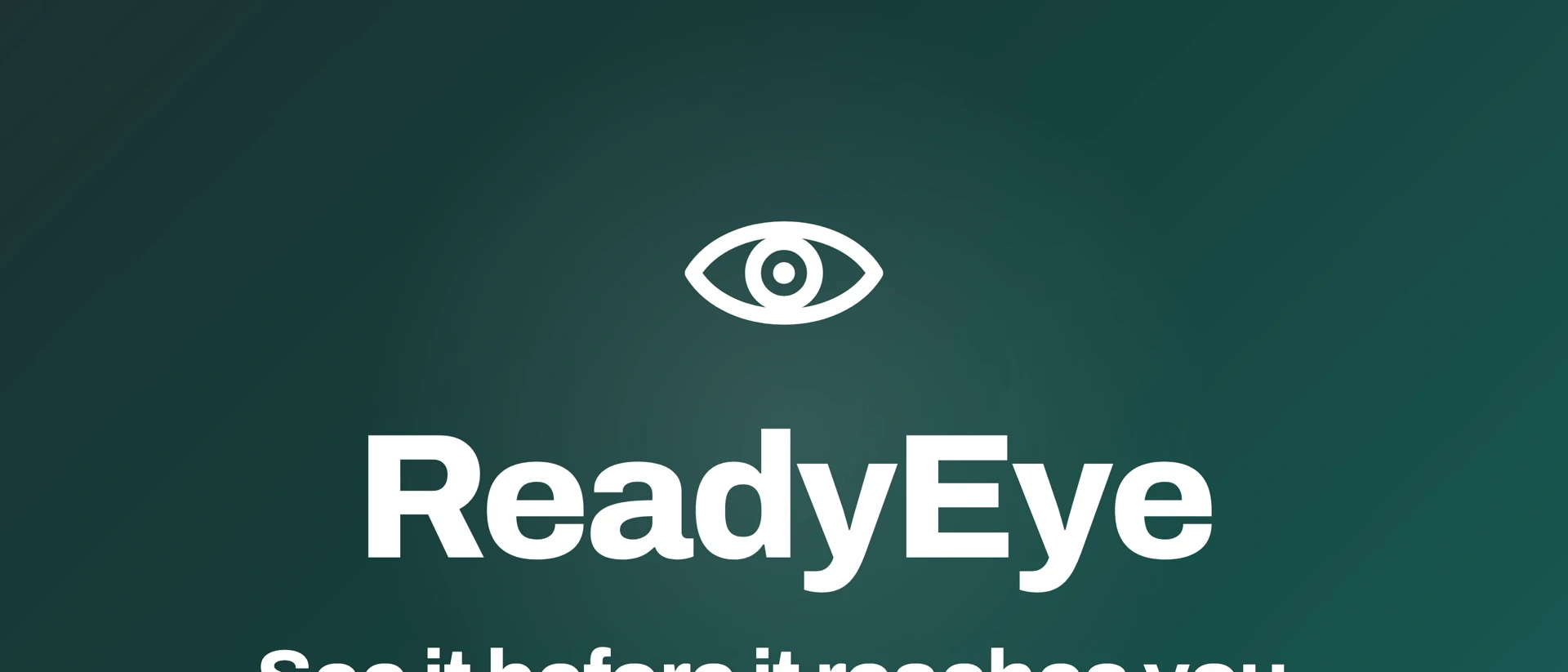 ReadyEye product page header