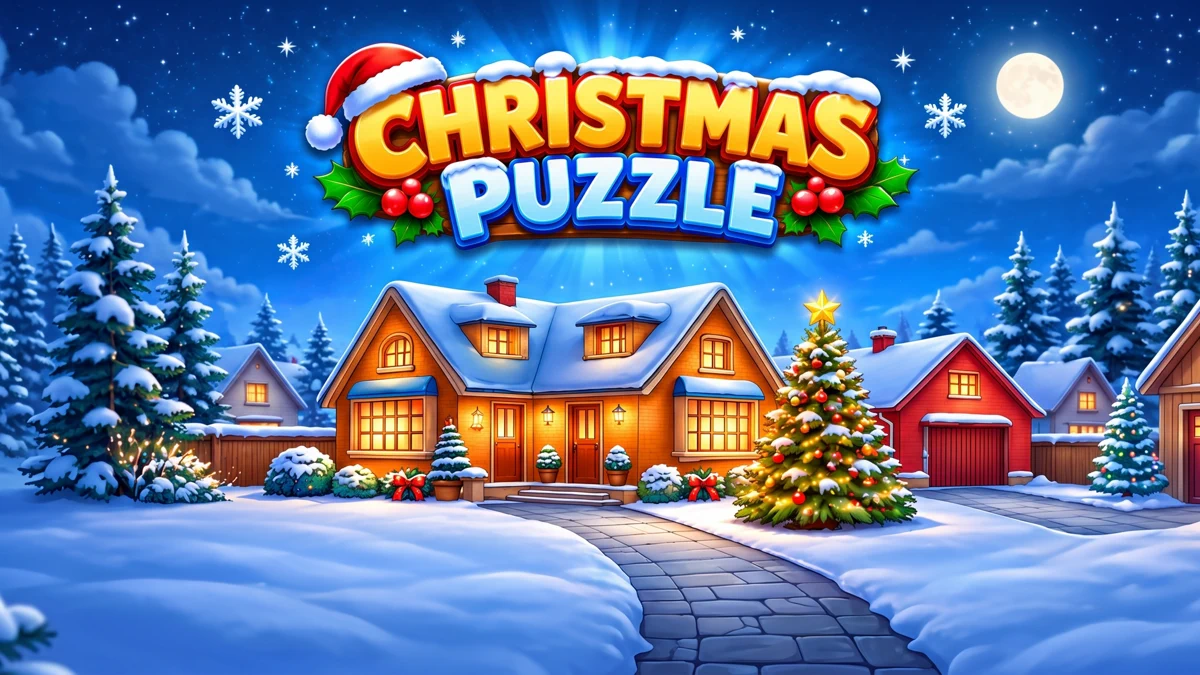 Christmas Puzzle - Paint Art App Store product page header