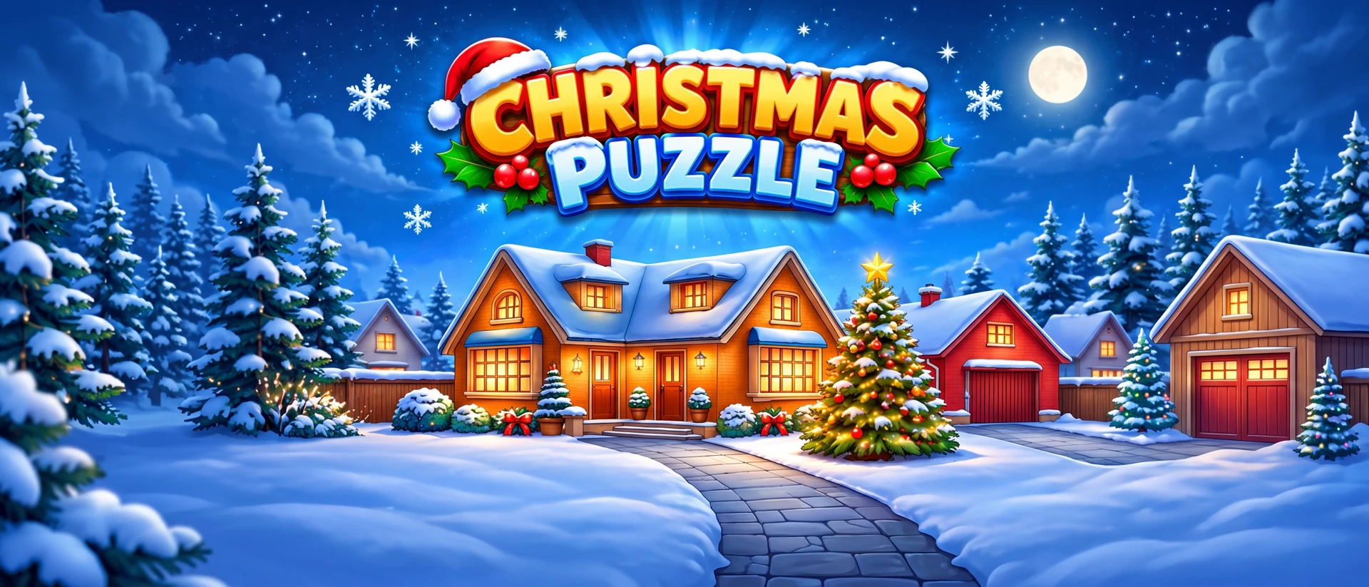 Christmas Puzzle - Paint Art product page header