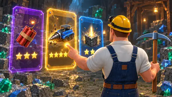 Smash the mines with cards!