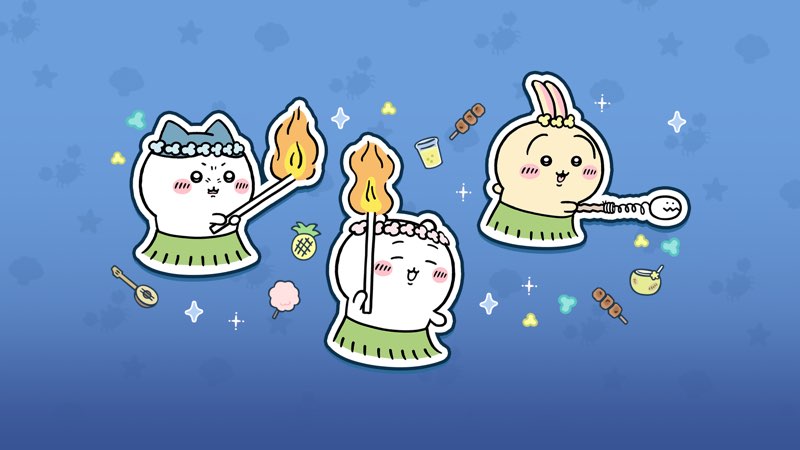 ちいかわぽけっとの衣装とキャラクター画面